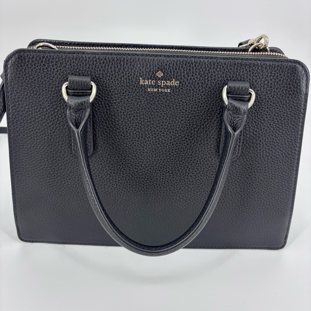 Kate Spade Black Crossbody Mulberry Street Pebble Leather Handbag Purse